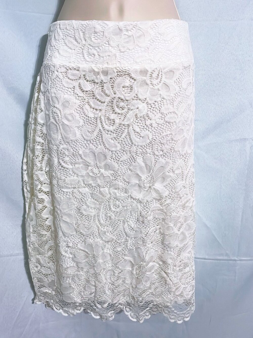 Olivia Blu Ivory Lace Skirt Size 1X